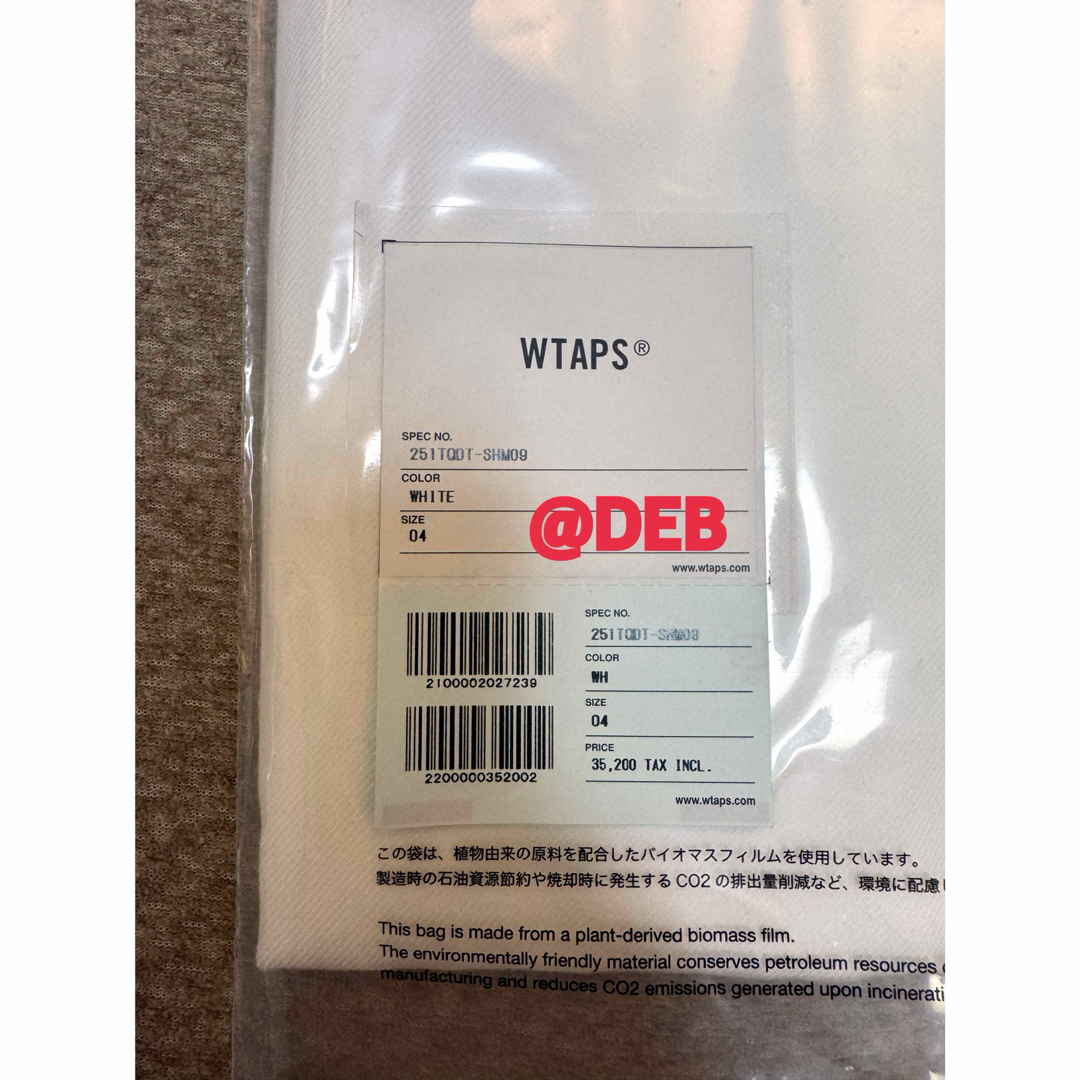 W)taps - WTAPS 2025SS LEAGUE SS TEE WHITE XLサイズの通販 by でぶ