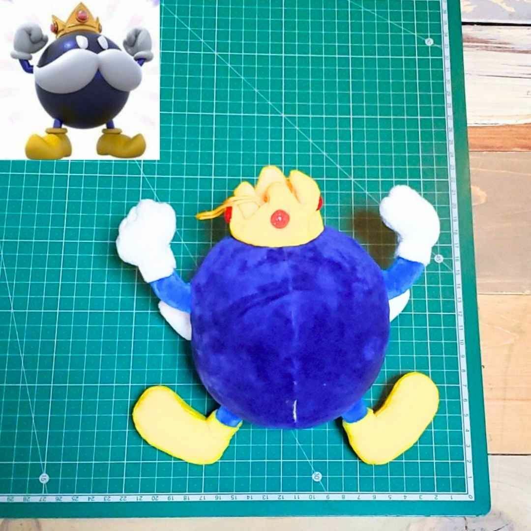 ボムキング ぬいぐるみ マリオ 大きい 特大 国内20cm 【残3】の通販 by