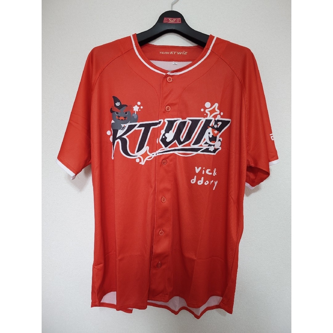 KTウィズ ユニフォーム XL 韓国プロ野球 ウェア 赤 レッド グッズ KBO