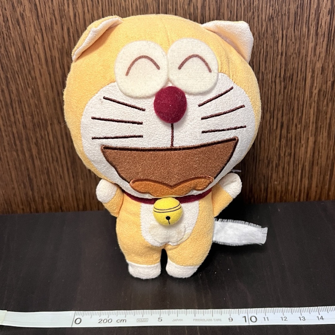 ドラえもん - 元祖 ドラえもん ぬいぐるみ 猫耳 耳付き 黄色 イエロー