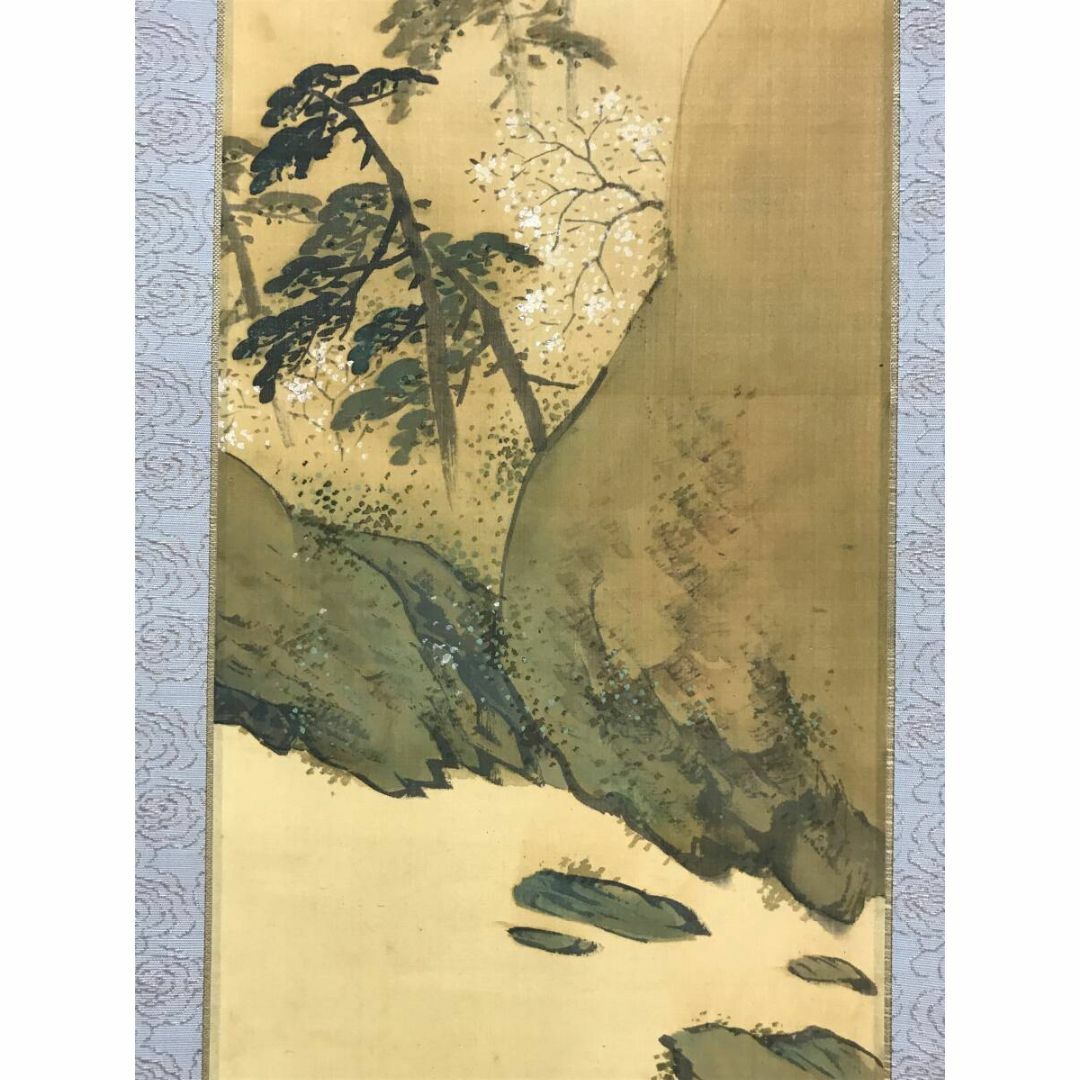 栗渓/盆踊り図/金魚図/双幅/夏の掛軸/掛軸☆宝船☆AH-766 栗渓/盆踊り