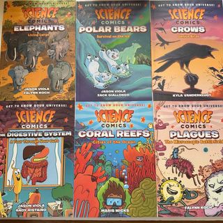 サイエンス系【英語まんが】Science comics 6冊 動物 & 人体の通販 by