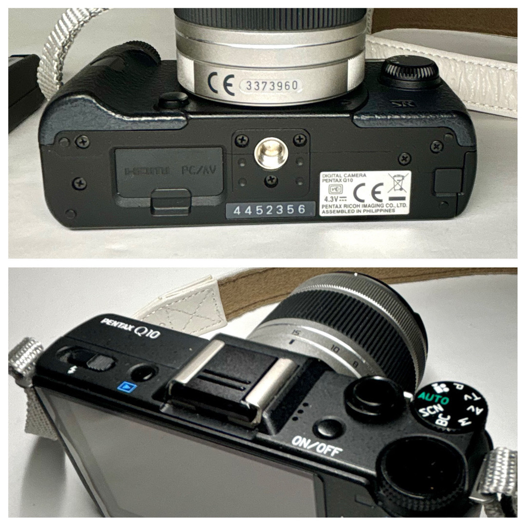 ジャンク 】ペンタックスPENTAX Q10 専用ケース、バッテリー×5本