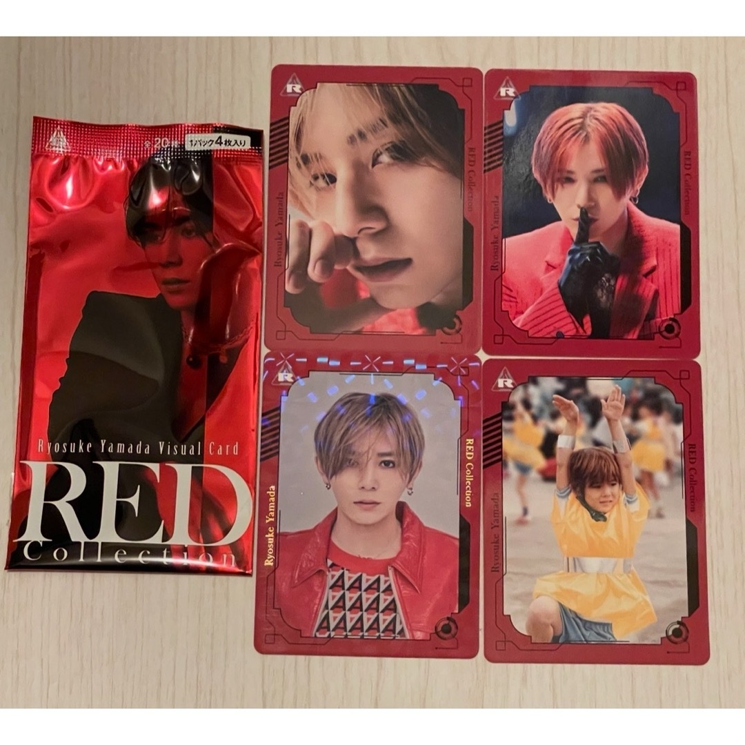 Hey! Say! JUMP - ビジュアルカードセット① 山田涼介 REDの通販 by