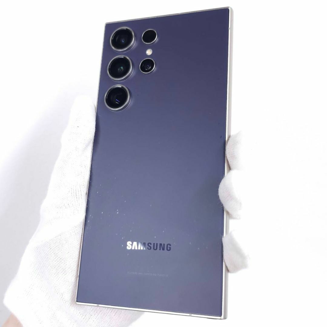 SAMSUNG - Galaxy S24 Ultra 256GB バイオレット SIMフリー【良品】の