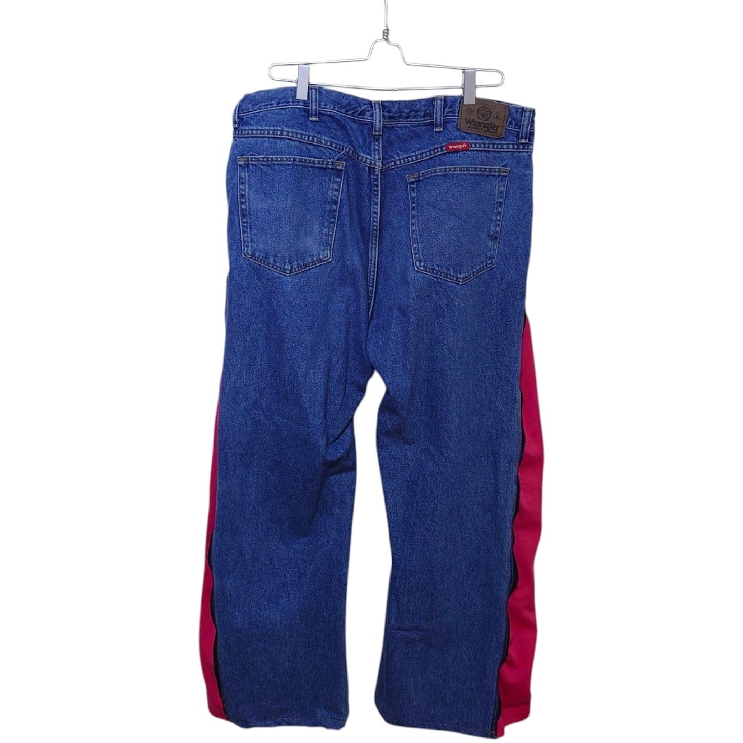 adidas - adidas ジャージ リメイク 4ジッパーデニムパンツ A-3558の