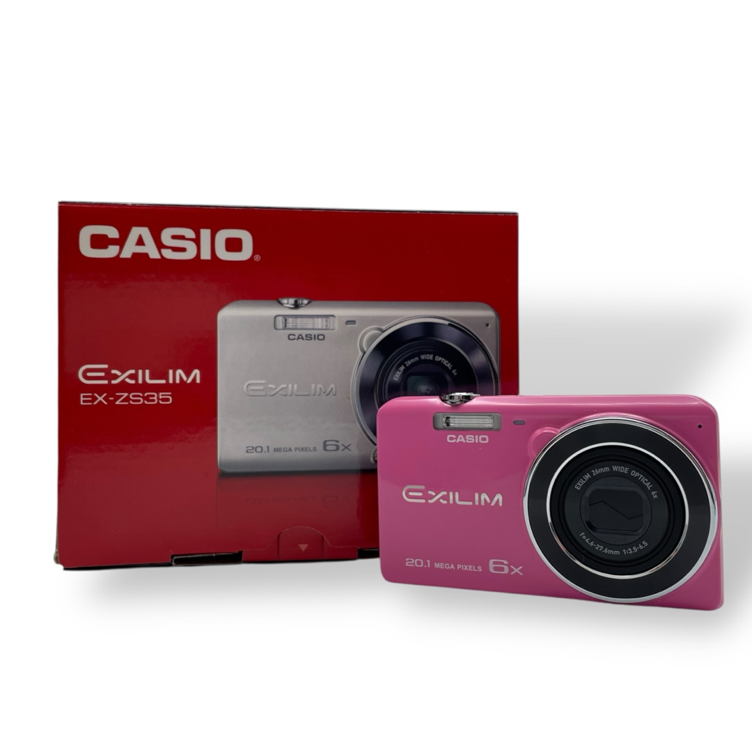 CASIO - 極美品 Casio EXILIM EX-ZS35 ピンク 希少 レアカラーの通販