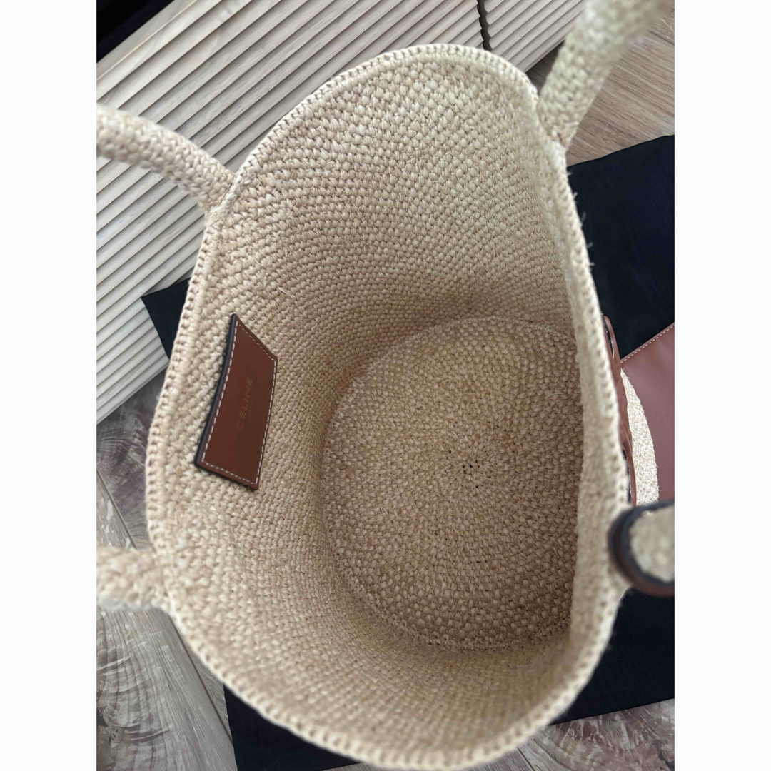 CELINE - セリーヌ サプル クラシックパニエ キュイルトリオンフ かご