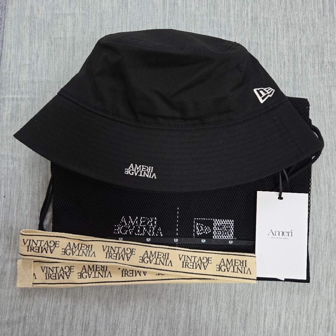 NEW ERA × Ameri LOGO TAPE BUCKET HAT