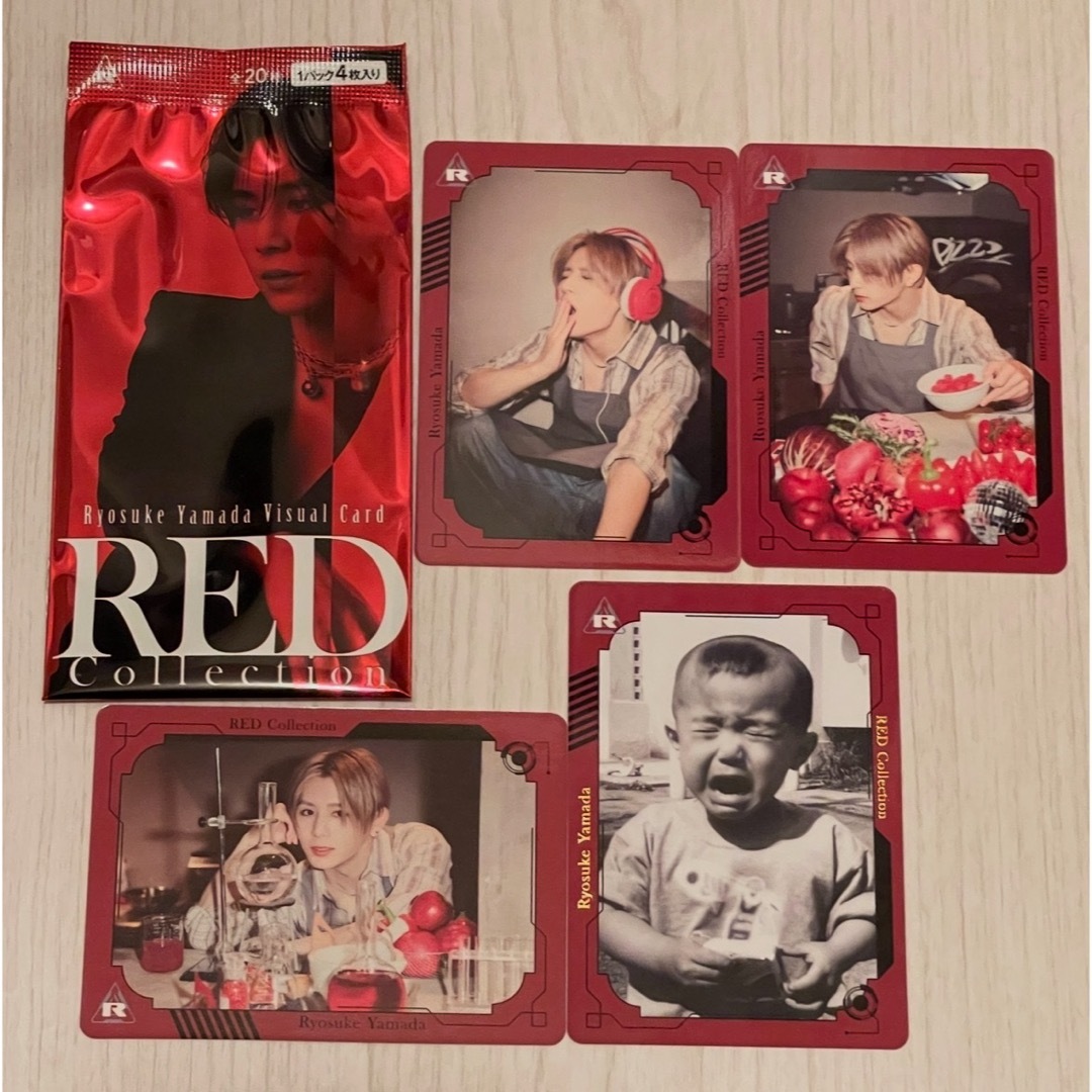 Hey! Say! JUMP - ビジュアルカード③ 山田涼介 REDの通販 by まゆさん