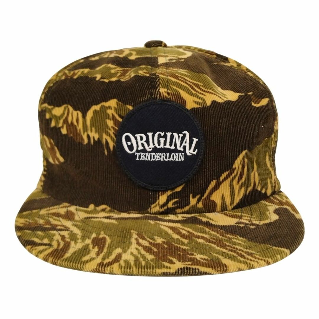 TENDERLOIN テンダーロイン コーデュロイ キャップ ロゴ ワッペン 帽子