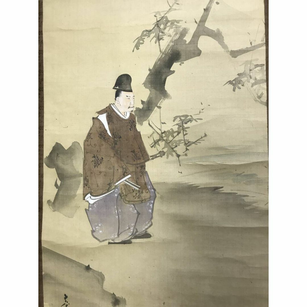 模写/菊池容斎/人物図/美人画/三幅対/掛軸☆宝船☆AJ-318の通販 by