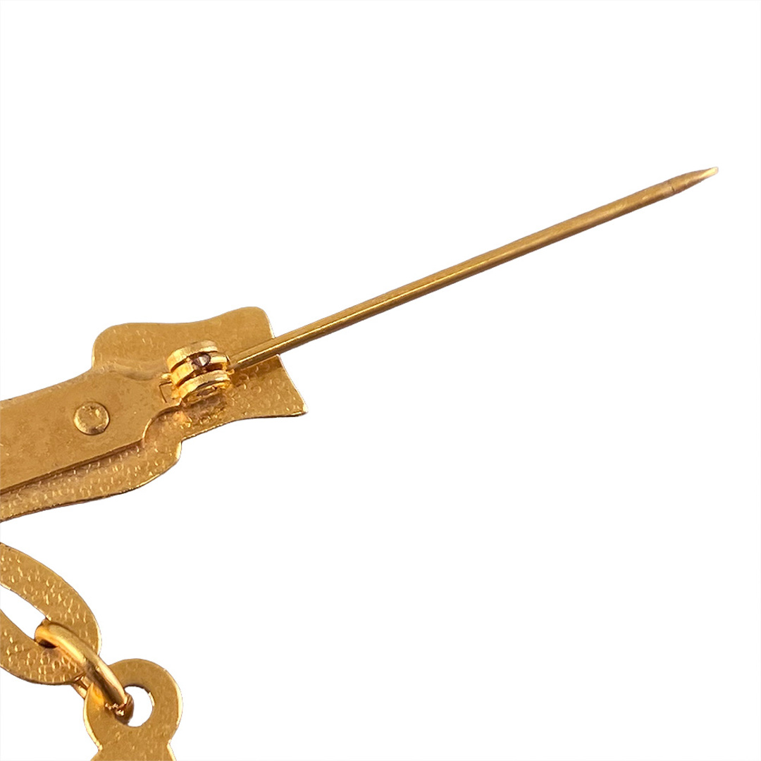 HERMES - 【中古】HERMES エルメス スケート靴モチーフ ブローチ【質屋