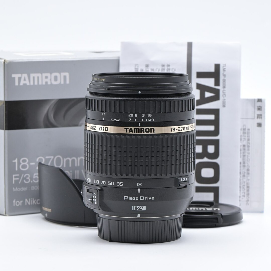 TAMRON 18-270mm Nikon用 望遠レンズ 極美品 a4610 TAMRON 18-270mm