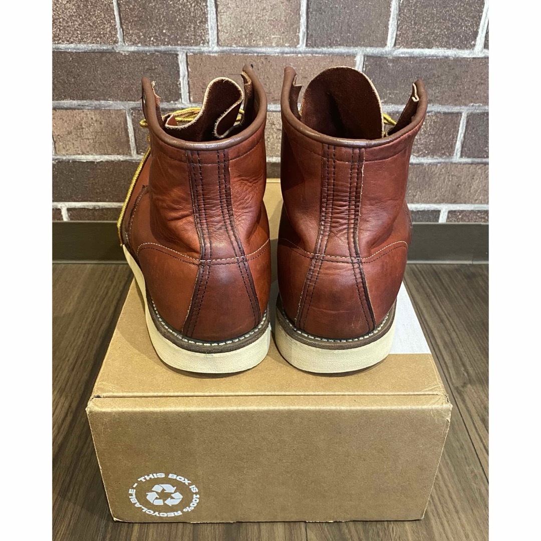 REDWING - レッドウィング 875 表四角犬タグ 旧犬タグ 9.5 E 赤茶色の