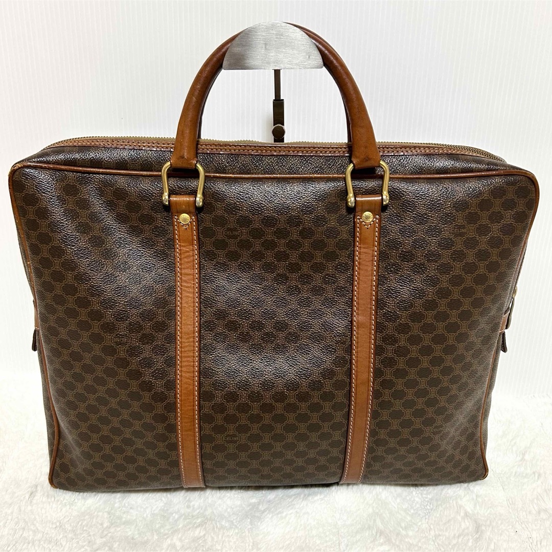CELINE - CELINE オールドセリーヌ マカダム柄 ブリーフケース