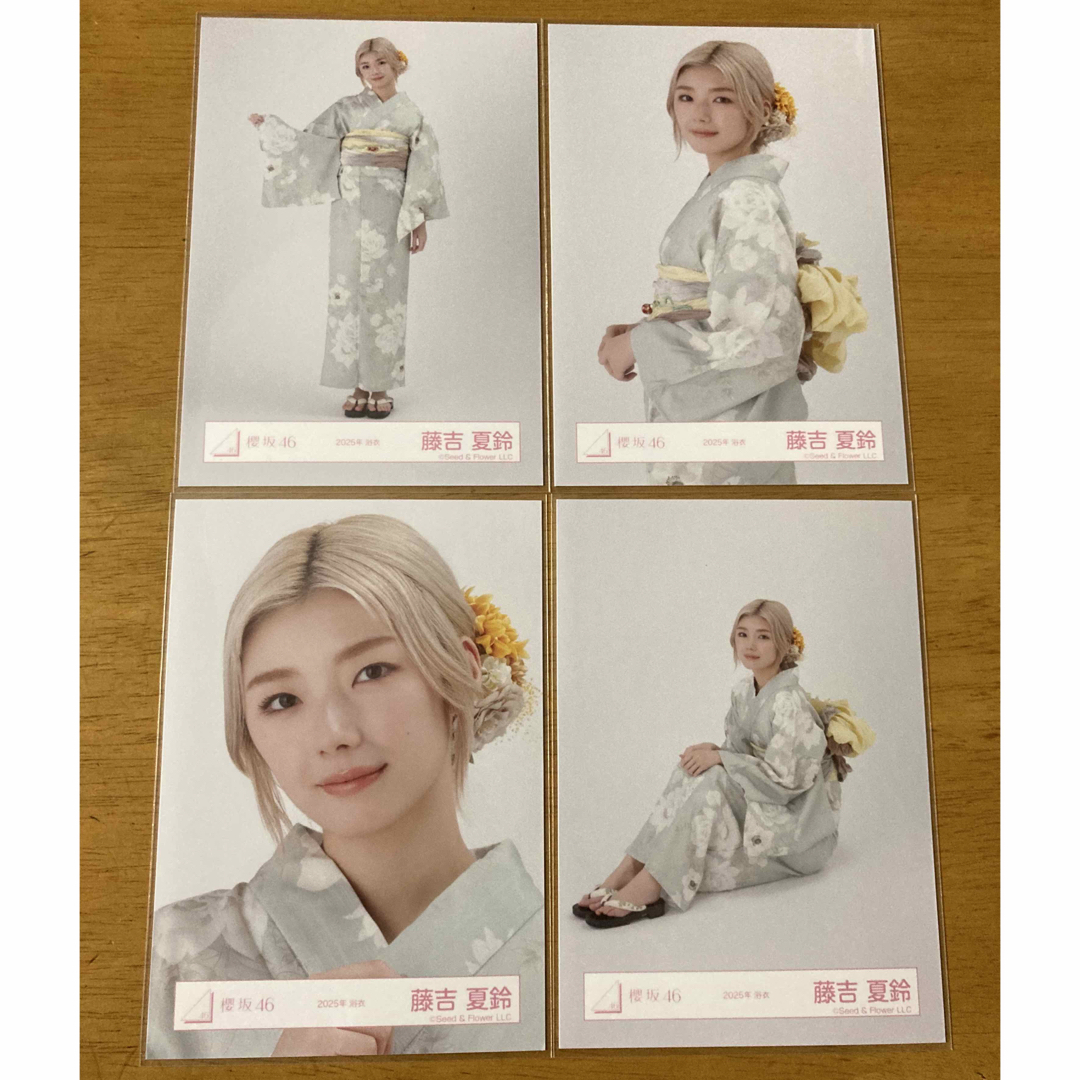 櫻坂46 勝又春 直筆サイン入り生写真 チュウ 櫻坂46 勝又春 直筆サイン