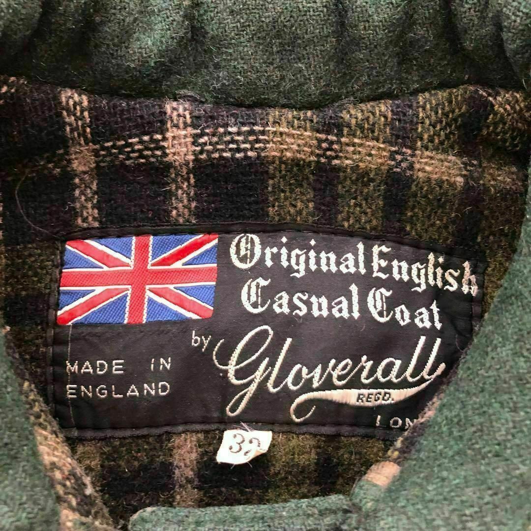 Gloverall - 60年代英国旗タグGLOVERALLグローバーオールダッフル