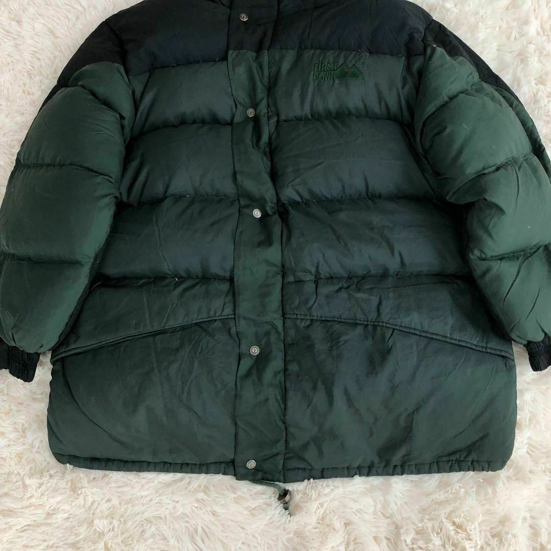 FIRST DOWN - FIRSTDOWNファーストダウンダウンジャケットグリーン