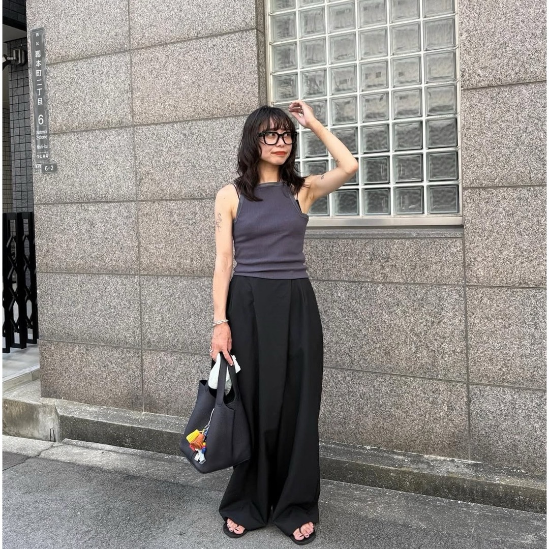 FUMIKA_UCHIDA - FUMIKA_UCHIDA EYELET RIB STITCH CAMISOLEの通販 by