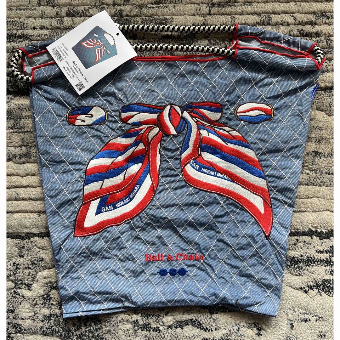 Ball＆Chain 【表参道店限定品】スカーフリボン柄 デニム M