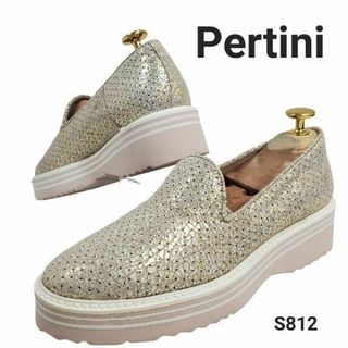 Pertini - 未使用 Pertini ペルティニ ハラコ レザー タッセル
