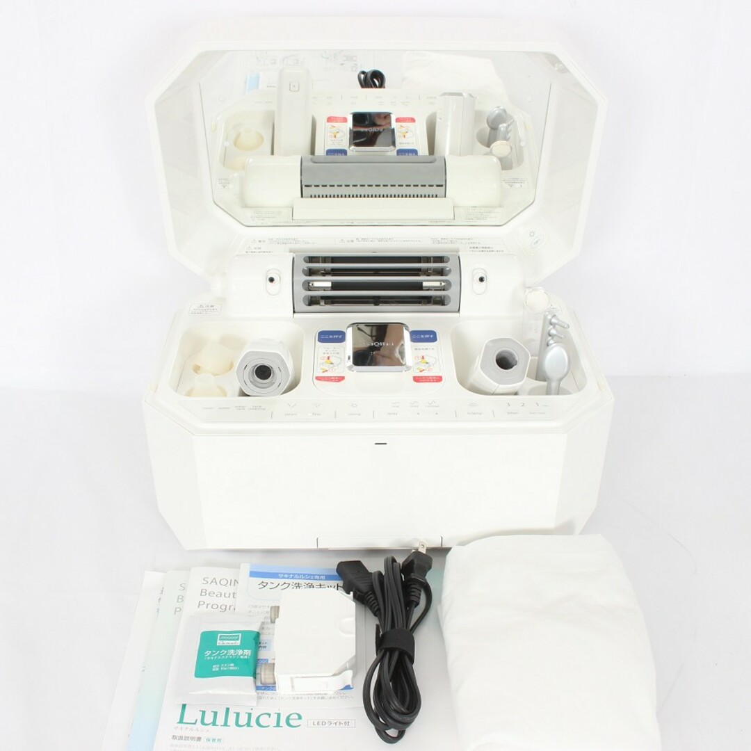 サキナルルシェLED付き美顔器 ホワイト【説明書付属】 サキナ＊美顔器