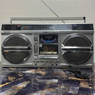 SHARP - 美品 SHARP シャープ GF-535 ラジカセ ラジオ動メンテナンス