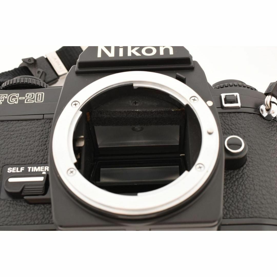 Nikon - 美品 ニコン FG-20 ブラック フィルムカメラ モルト新品交換済