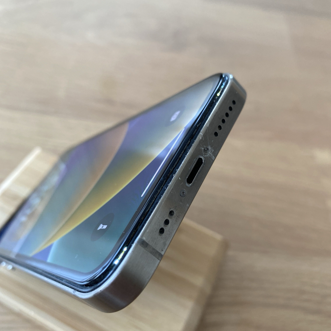 ジャンク品 iPhone X 256GB 外装15Proチタニウム風カスタム品の通販 by