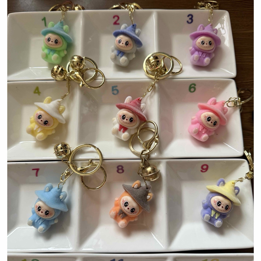 ラブブ キーホルダーの通販 by スクイーズ2点セットは今だけ価格です