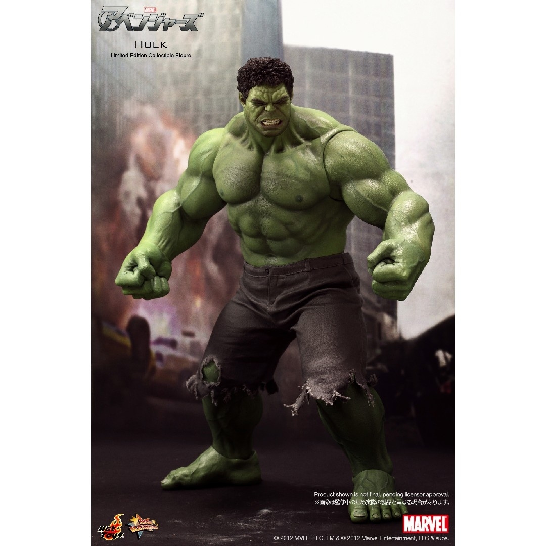 箱無し ホットトイズ ハルク HULK Hot Toys marvel 箱無し ホット