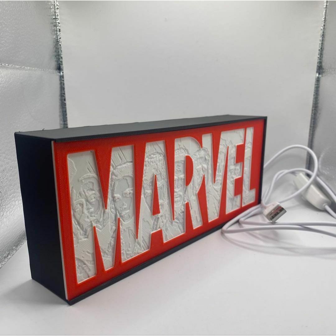 MARVEL - MARVEL ライトボックス ロゴの通販 by Naomi's Shop