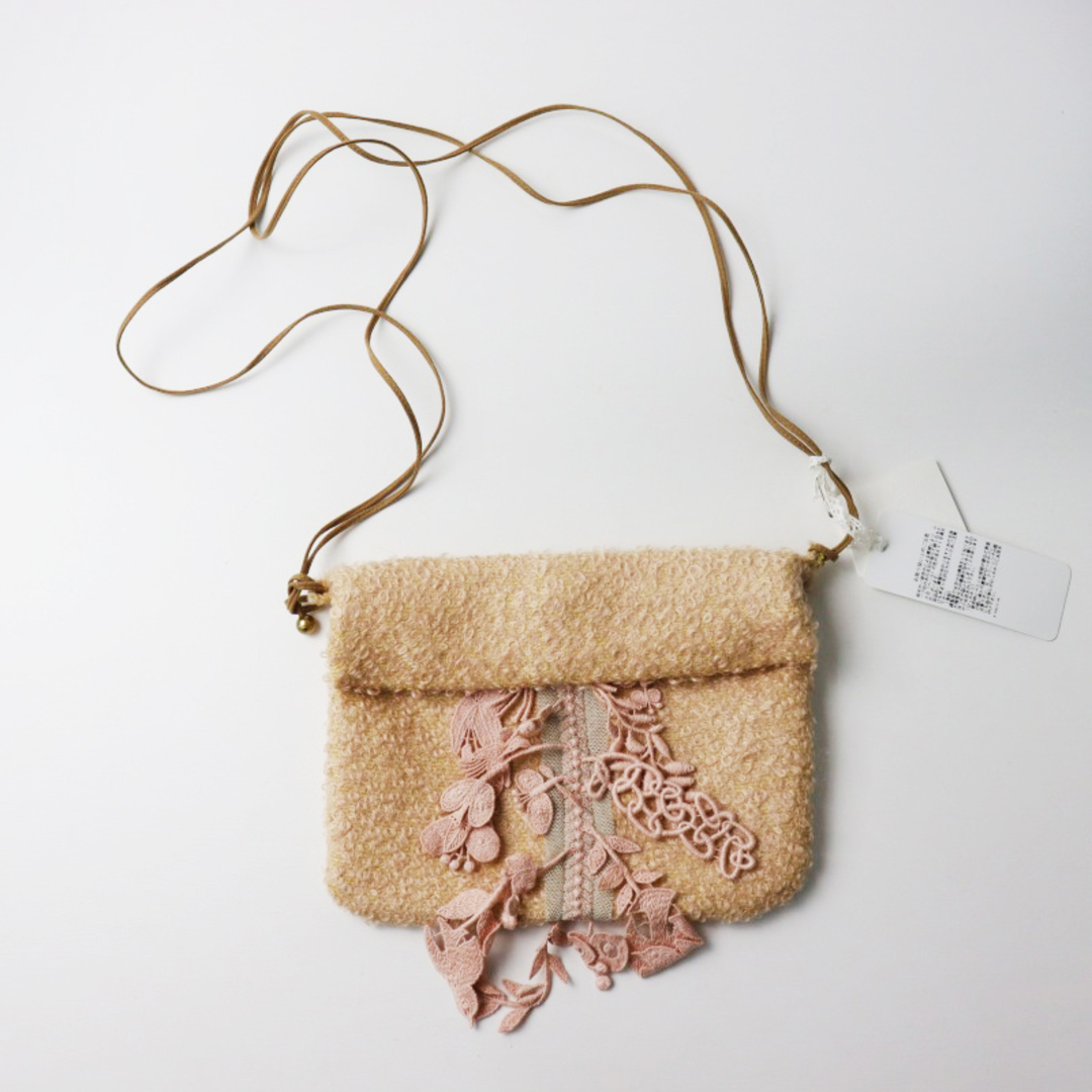 ミナペルホネン✳︎ハンドメイド✳︎ミディアムパン本革ショルダー