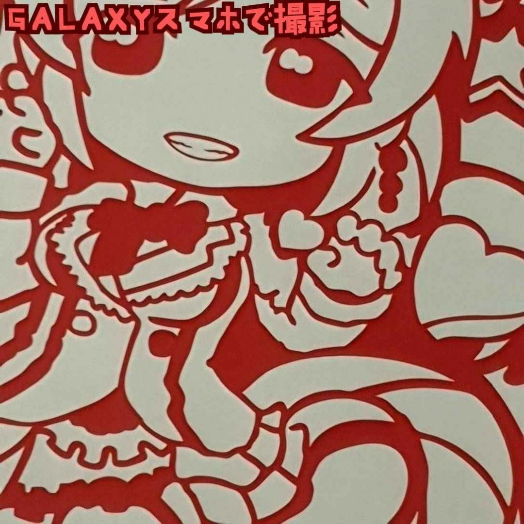 東條希 シール ラブライブ ステッカー 防水 車バイク 赤 国内30cm【残5