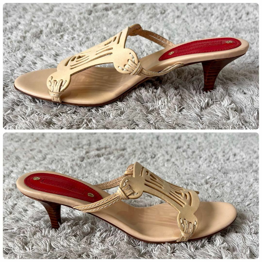 CELINE - 【希少】CELINE セリーヌ トリオンフ レザー サンダル