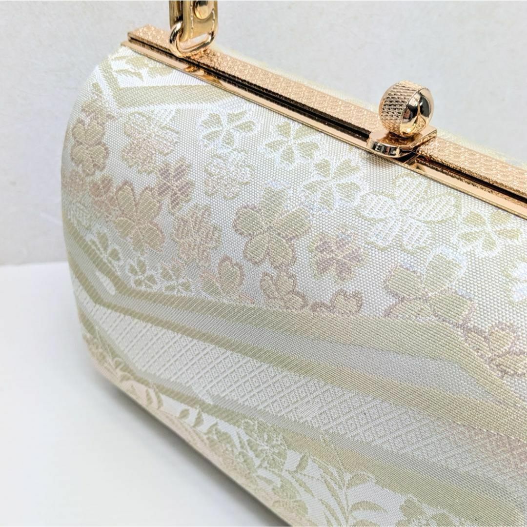 草履バッグセット ゴールド フォーマル 帯地 ゴールド S〜3Lサイズ