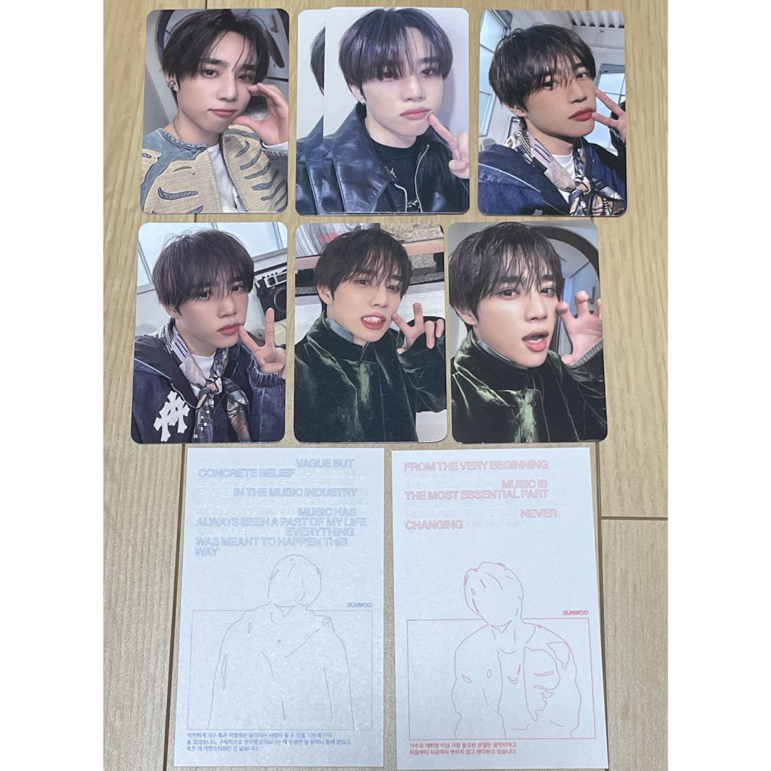 the boyz ソヌ トレカ セット ヨントン アルバム 証明写真 the boyz