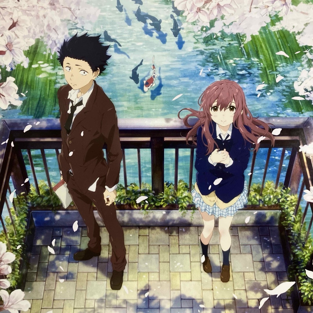 聲の形』告知ポスター 西宮硝子 京アニ 山田尚子 西屋太志 非売品