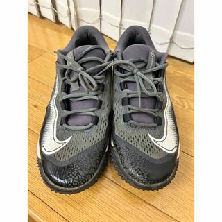 NIKE - NIKE 野球 スパイク 青 ブルー 金具 ポイント 軽量 25.5㎝の