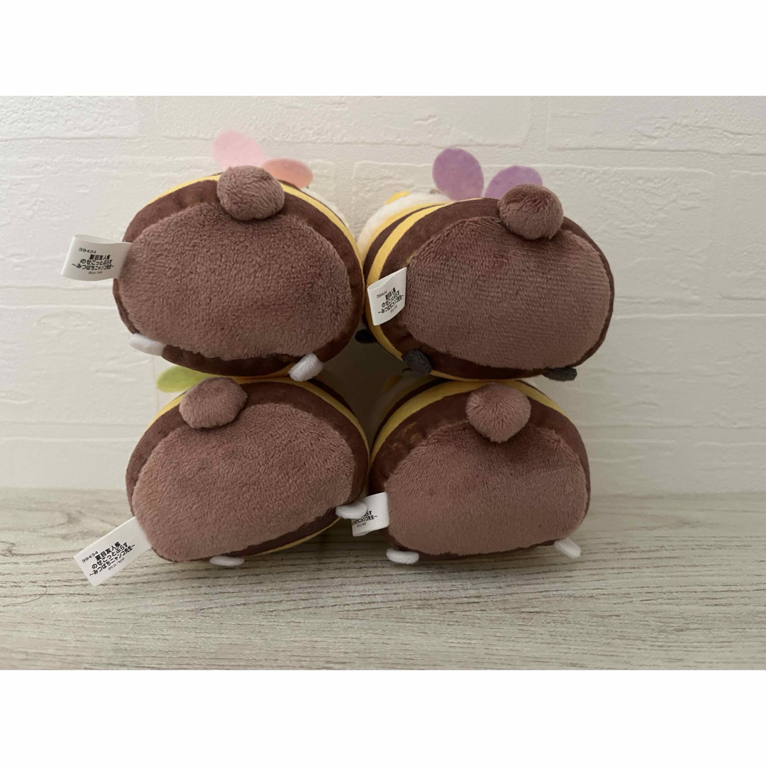 夏目友人帳 のせこっとぷらす みつばちニャンコ先生 4種 ぬいぐるみ