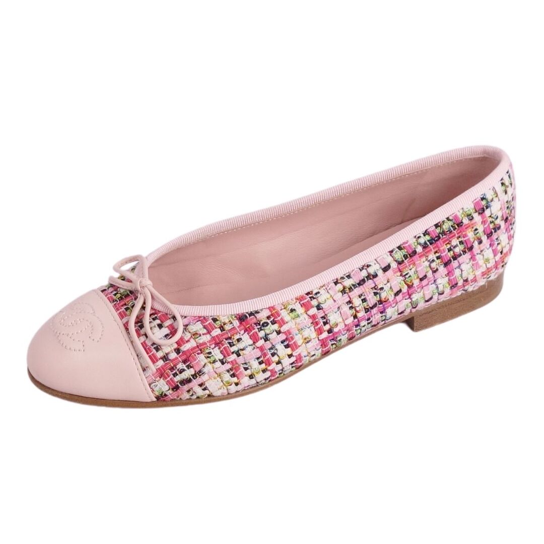 CHANEL - 美品 シャネル CHANEL パンプス バレリーナ G02819 リボン