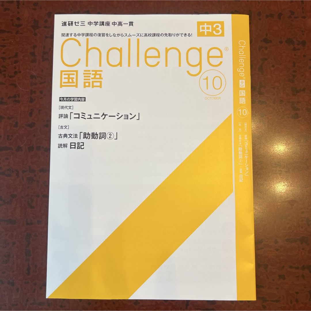 Benesse - ✨2025年度版 進研ゼミ 中学講座 中3 10月号セット✨の通販