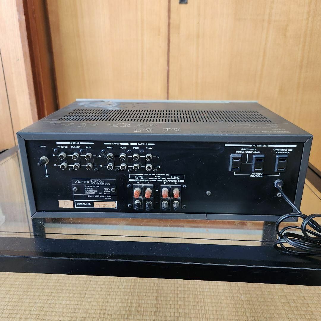 東芝 - 【レア】東芝 Aurex SB-320 ステレオアンプ レトロの通販 by ぽ