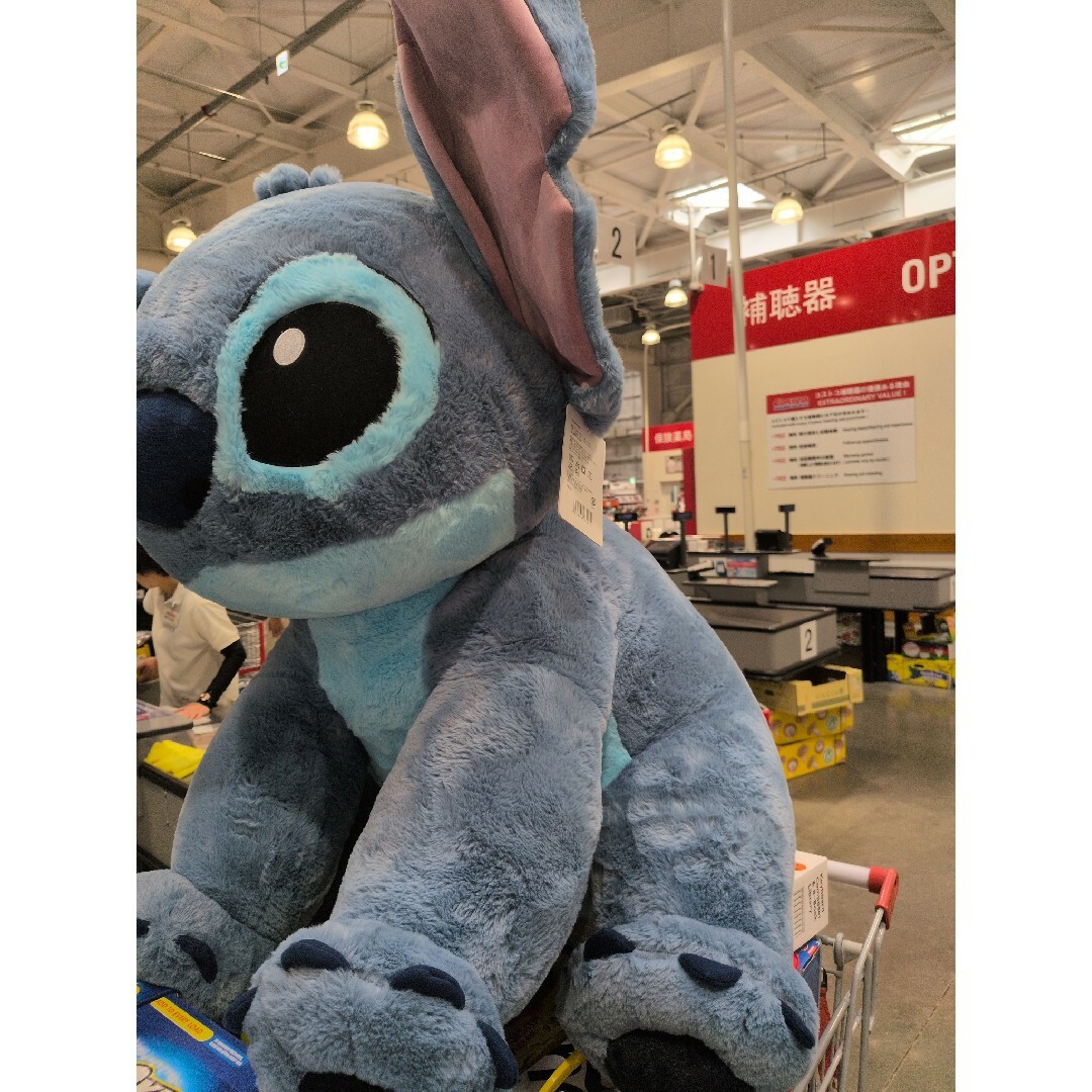 もう残りわずか大きいスティッチぬいぐるみ 残りわずか 巨大スティッチ