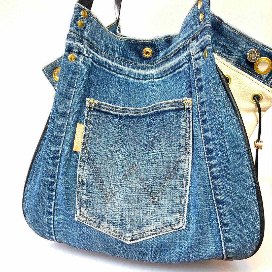 ラフスタイルBIGtotebag／denim × canvas