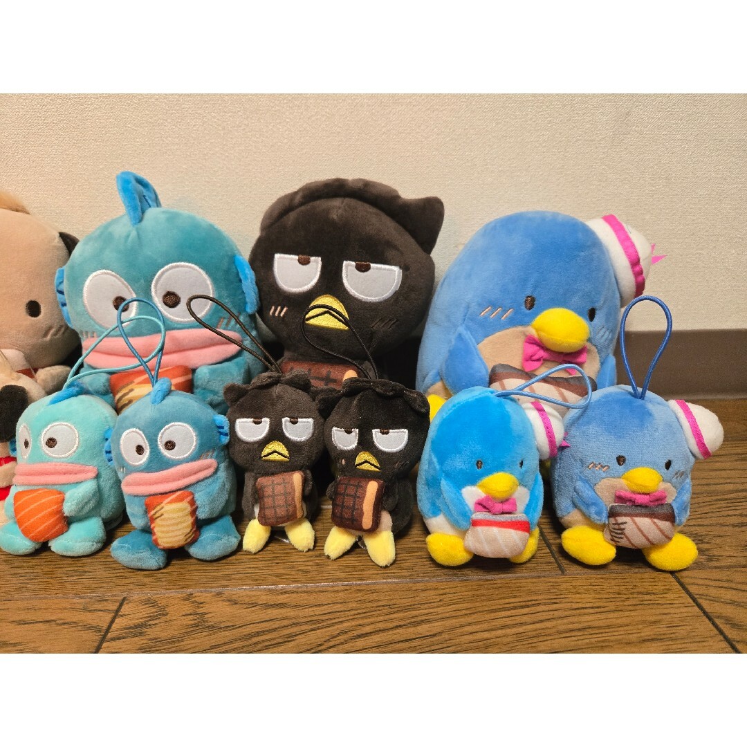 スシロー はぴだんぶい コラボ限定 ぬいぐるみ フルコンプリート