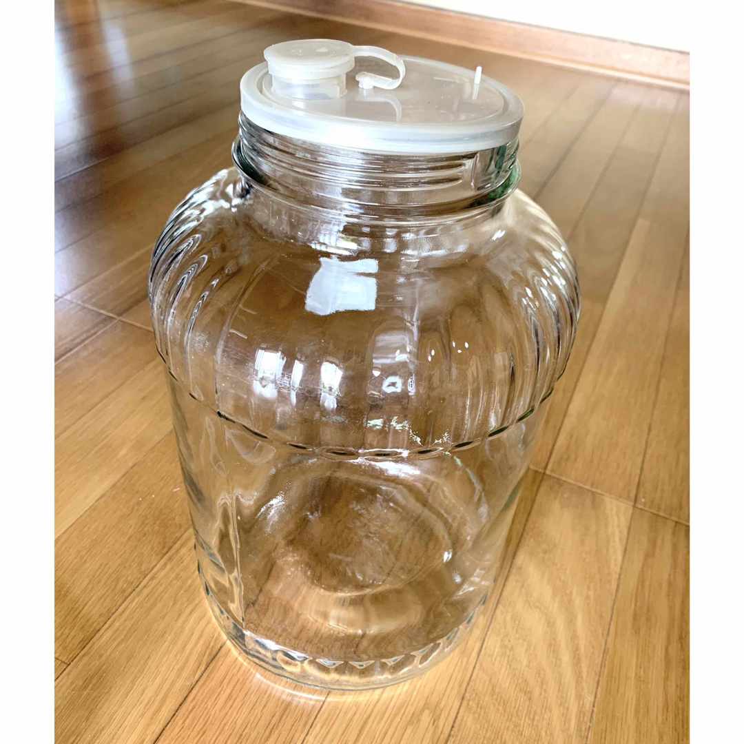 昭和レトロ】梅酒瓶 果実酒瓶 保存瓶 ガラス瓶 保存容器 8Lの通販 by