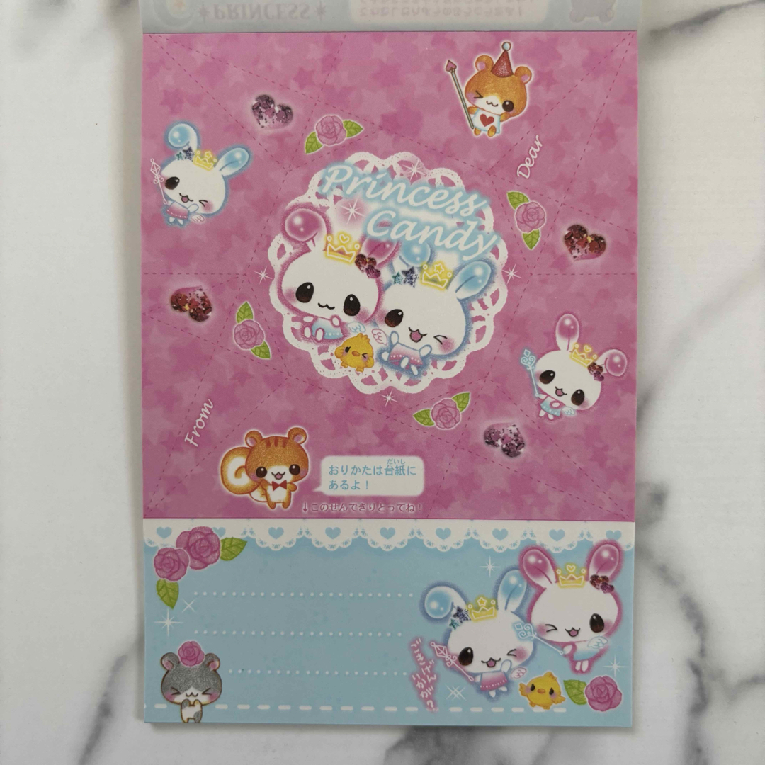 平成レトロ 当時物シール付きメモ帳 クーリア うさぎ りす ハムスター