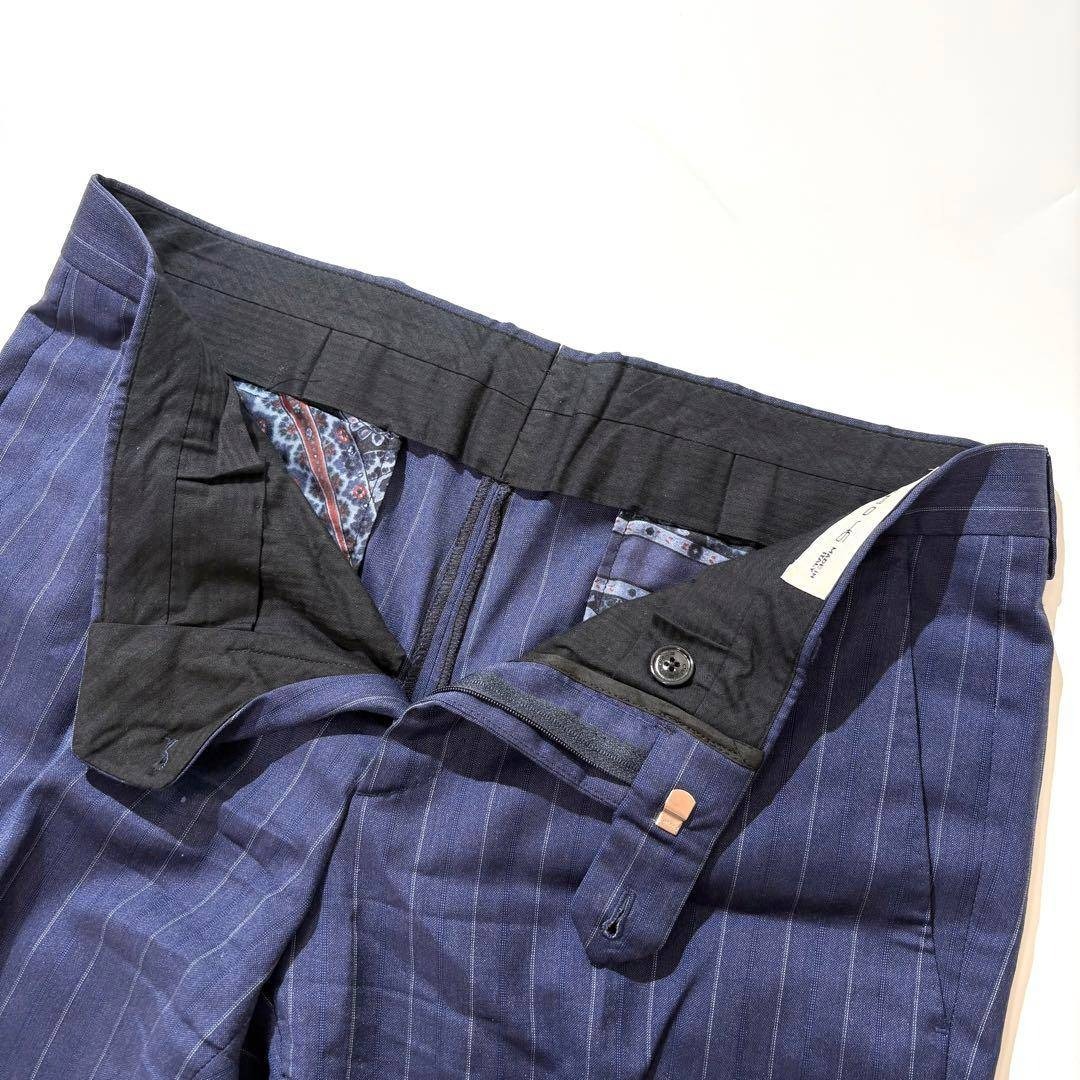 ETRO - 【未使用級】ETRO スーツ セットアップ ブルー ストライプ